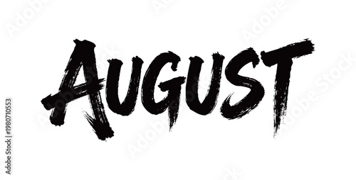AUGUST Handwriting