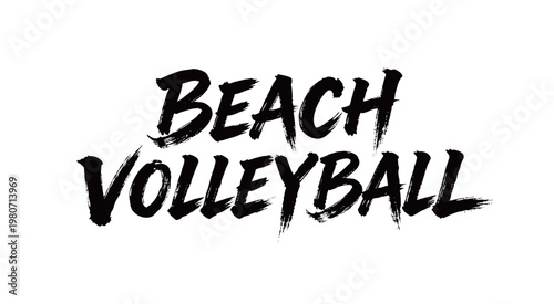 BEACH VOLLEYBALL Handwriting