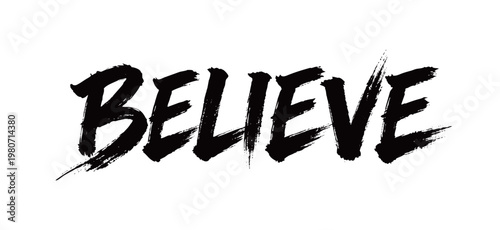 BELIEVE Handwriting