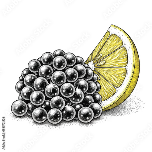 Fresh Lemon and Silver Bead Fruits with Juicy Slice for Healthy Eating or Refreshing Drink