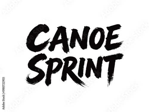 CANOE SPRINT Handwriting