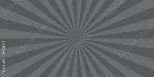 Abstract gray and white sunbeam ray sum light sunbrust texture design.