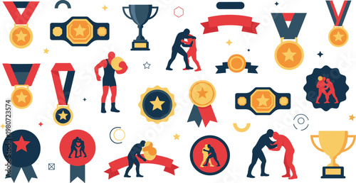 Cosmetics and Makeup Product Illustration with Eyebrow Pencils, Setting Spray Bottle, Beauty Tools, and Modern Personal Care Items in Clean Minimal Style.