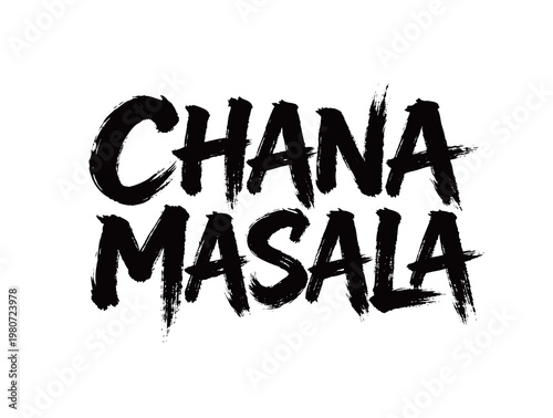 CHANA MASALA Handwriting