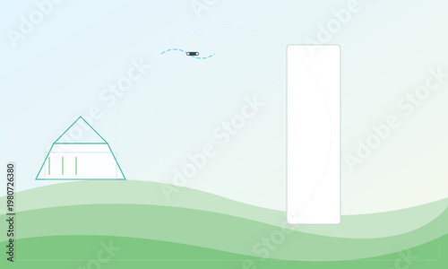 Smart farming technology with precision agriculture and digital crop monitoring system