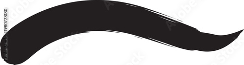 Black mustache silhouette facial hair