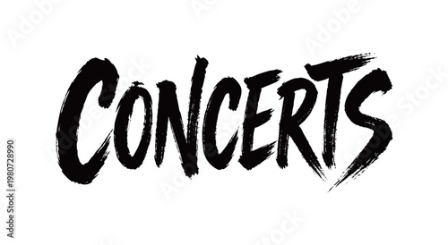 CONCERTS Handwriting