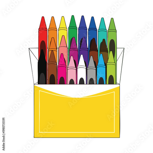 Colorful Marker Set in a Bright Yellow Holdall for Creative Art Projects