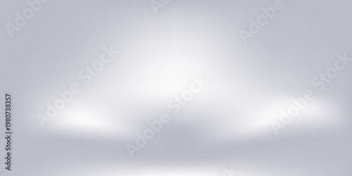 White grey studio room. Limbo light background. Abstract 3d gradient backdrop for product presentation. Minimal wall scene spotlight. Showcase, promotion display.