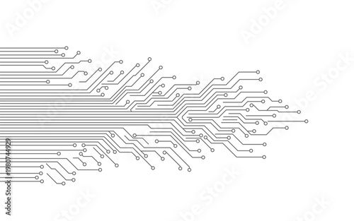 Digital Circuit Board Background Technology Network Connection Line PCB Abstract Design