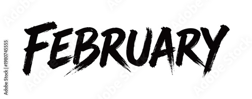 FEBRUARY Handwriting