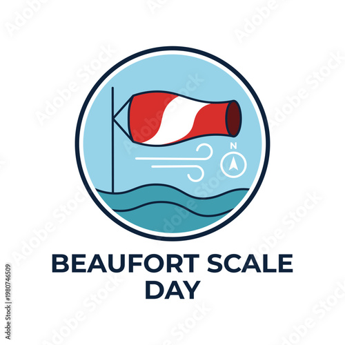 Beaufort Scale Day Wind Measurement Awareness Concept