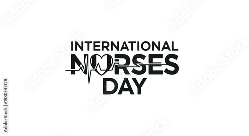 International Nurses Day celebration with healthcare professionals in medical uniforms and hospital setting