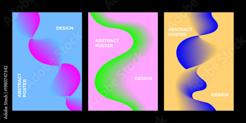 Comparison of three different geographic regions using color-coded maps Vector, illustration