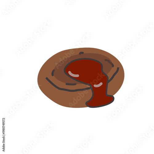 ハンバーグのイラスト　食べ物
卵焼き　お弁当のおかずのイラスト　シンプル　素材　弁当素材　