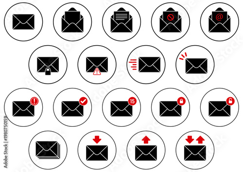 メールのイラスト集