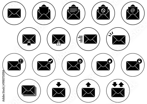 メールのイラスト集