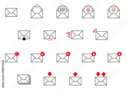 メールのイラスト集