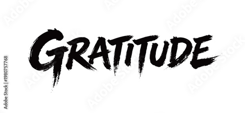 GRATITUDE Handwriting
