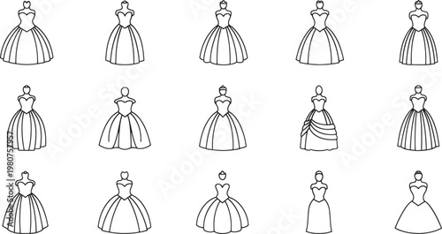 Black and white of women in long dresses and headscarves head coverings