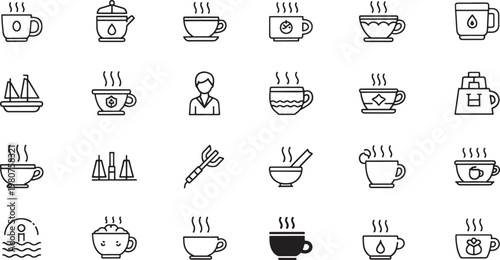 Isometric set of various office supplies and tools in black and white stationery isometric black and white