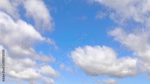 Divine landscape of the sky with altocumulus clouds at noon