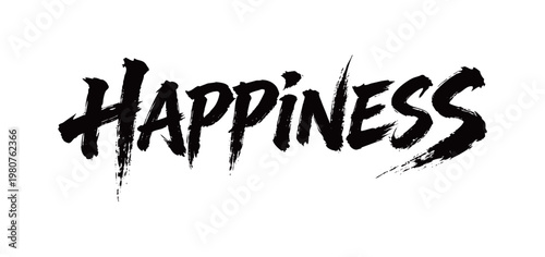 HAPPINESS Handwriting