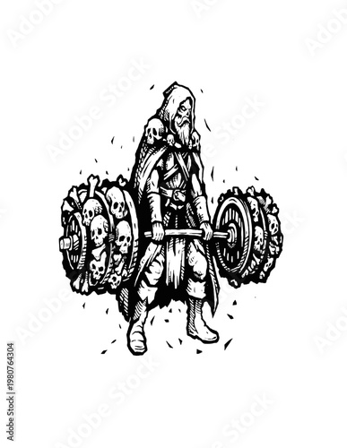 Deadlift with Skull 
