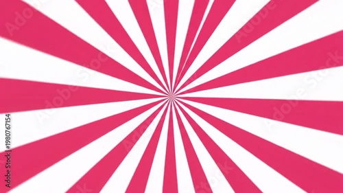 Pink and White Radial Burst Background for Creative Designs.