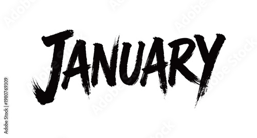 JANUARY Handwriting