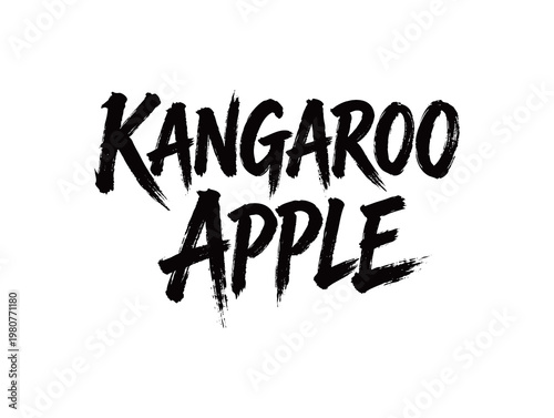 KANGAROO APPLE Handwriting