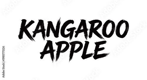 KANGAROO APPLE Handwriting