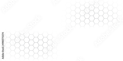 Abstract background of hexagons pattern and chemical engineering, genetic research, molecular structure. Vector illustration for innovation technology concept