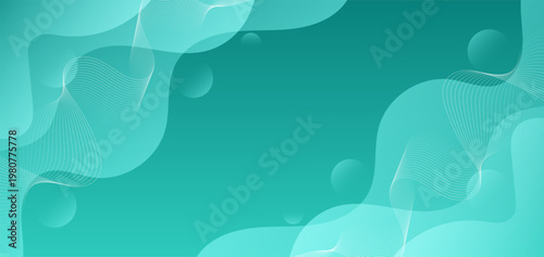 Vibrant teal liquid splashes and bubbles float in mid-air creating dynamic movement.