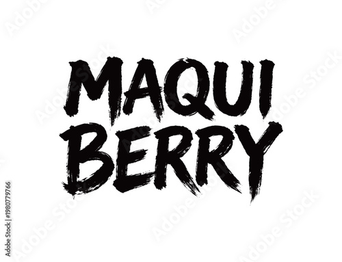MAQUI BERRY Handwriting