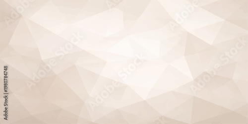 Abstract geometric vector illustration featuring a futuristic gray polygonal triangle pattern with a mosaic origami texture for a modern art wallpaper backdrop