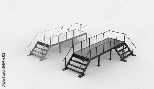Foto crossover stairway platform