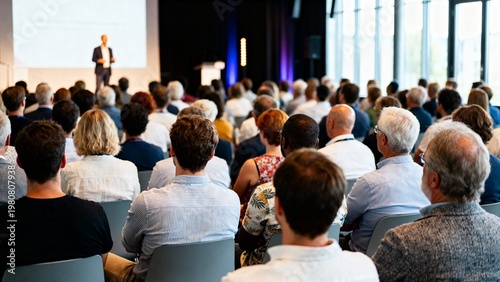 Rede, audience of adults, Vortrag, Präsentation