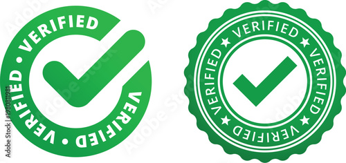 Verified Green Checkmark Seals