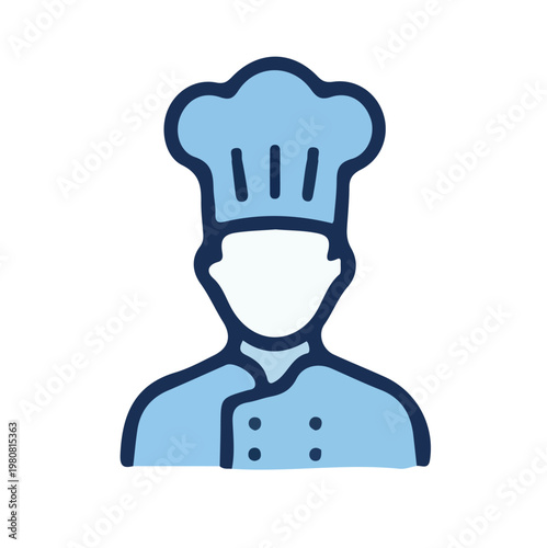 Chef, Single man icon. People icon. User profile symbol. Person symbol. Businessman