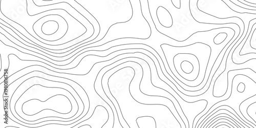 Abstract topography contour map background design, Modern design with White topographic wavy pattern design, Geographic mountain terrain. The topo contour map with terrain.