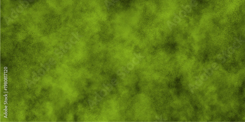 Cuadro en lienzo dark green watercolor background texture, blotches of watercolor paint, textured grainy paper, Art background for design, Abstract green watercolor paint background