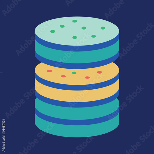 A stack of petri dishes with bacterial growth 