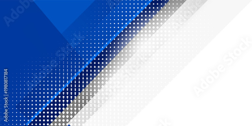 banner background. colorful. blue gradation. combination gray and white silver. abstract . trendy