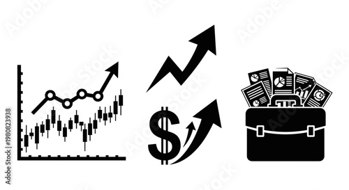 Money Growth Investment Profit Concept.