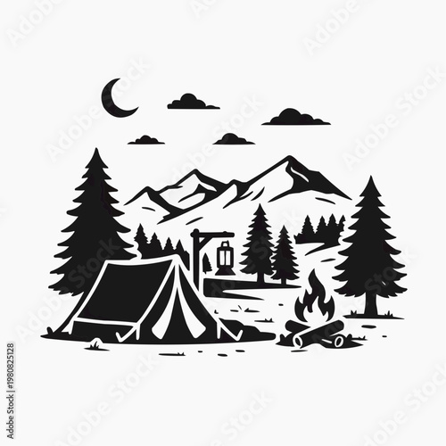 Camping Scene Keywords 