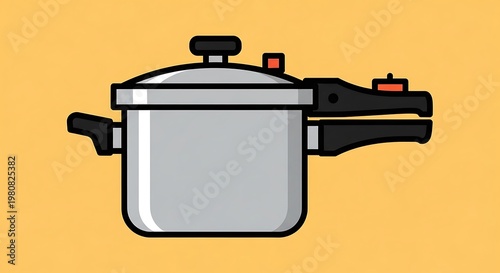 Pressure Cooker Kitchen Utensil.
