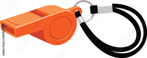 Whistle facilitates clear communication during sports and emergency events.