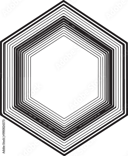 Hexagon Frame SVG Bundle
