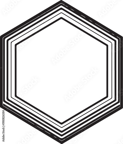 Hexagon Frame SVG Bundle
